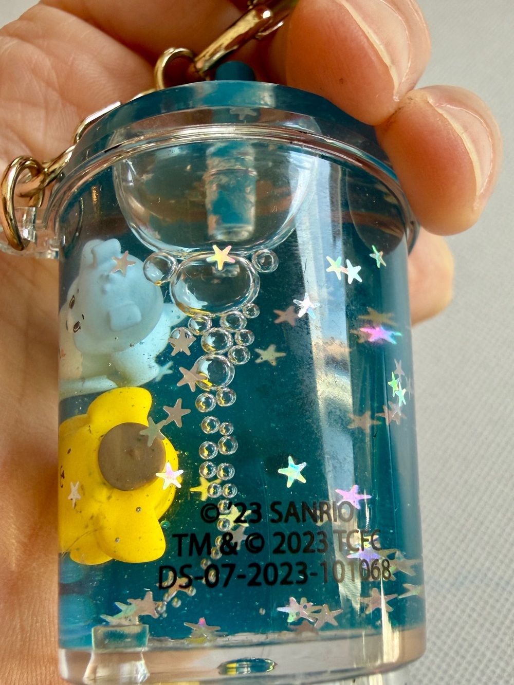 Tsunameez Hello Kitty & Friends Blue Cup Keychain Care Bears Pompompurin NWT - Picture 5 of 7